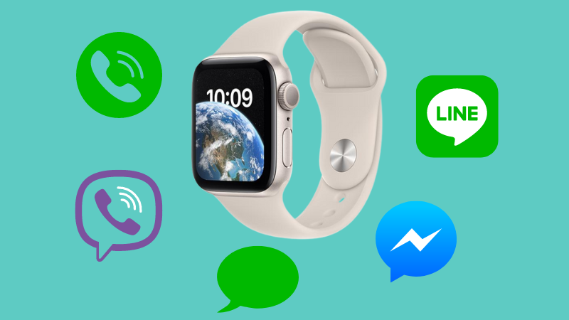 Chức năng nghe, gọi, nhận thông báo trực tiếp của Apple Watch SE 2 (2022) Chức năng nghe, gọi, nhận thông báo trực tiếp của Apple Watch SE 2 (2022)