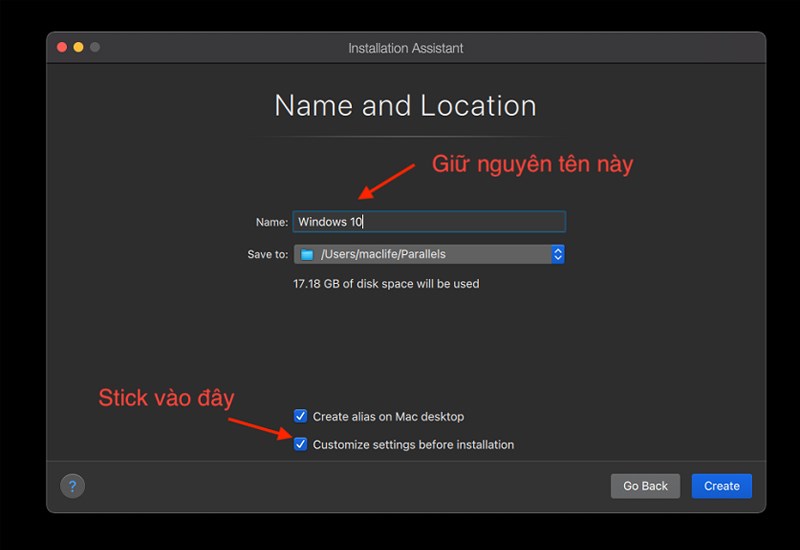 Ho&agrave;n tất c&agrave;i đặt MacBook M1 Windows 10