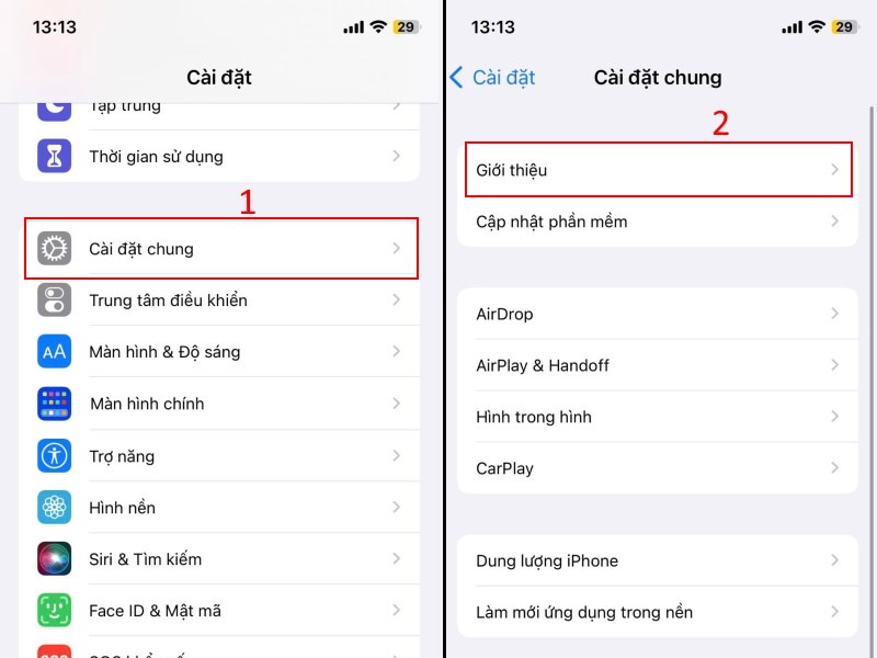 V&agrave;o phần giới thiệu