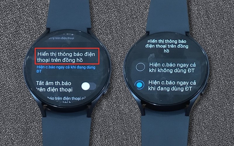 T&ugrave;y chỉnh c&agrave;i đặt hiển thị th&ocirc;ng b&aacute;o