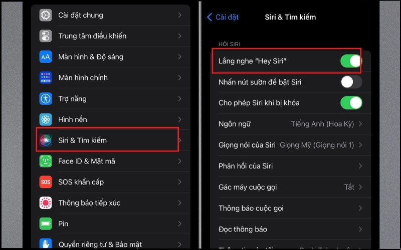 K&iacute;ch hoạt Siri bằng giọng n&oacute;i