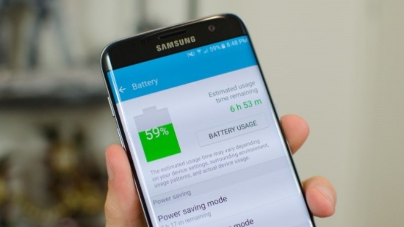 Kiểm tra pin Samsung S7 để chắc chắn m&aacute;y sử dụng được l&acirc;u