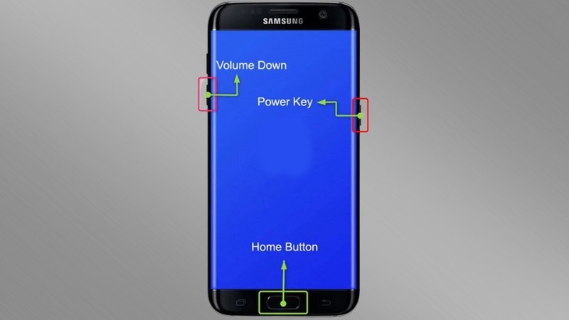 Sử dụng Power + Volume Down hoặc Power + Home 
