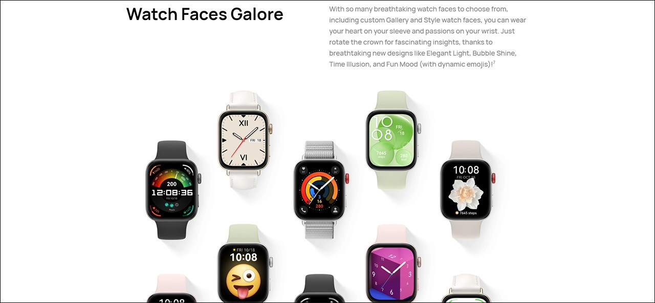 Mặt đồng hồ có thể được cá nhân hóa trên Huawei Watch Fit 3 Mặt đồng hồ có thể được cá nhân hóa trên Huawei Watch Fit 3