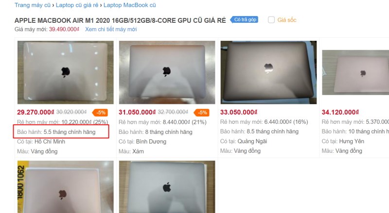 Chính sách bảo hành MacBook cũ tại Thế Giới Di Động Chính sách bảo hành MacBook cũ tại Thế Giới Di Động