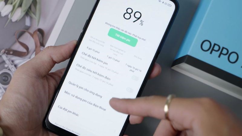 Kiểm tra t&igrave;nh trạng pin