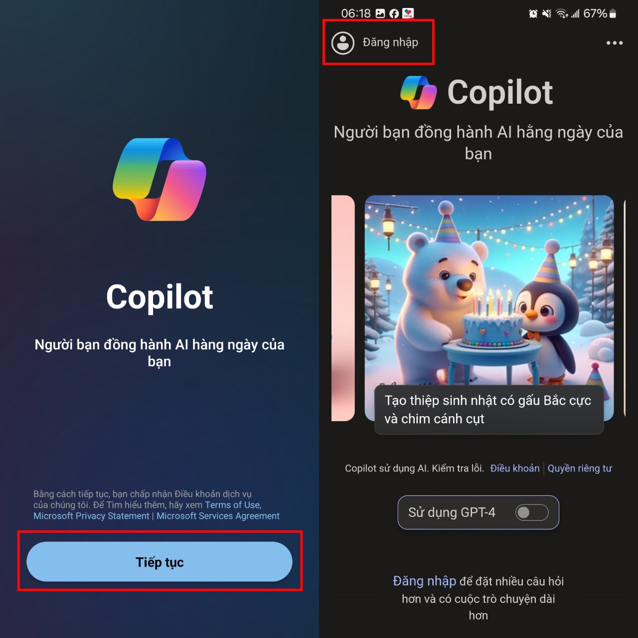 Cách sử dụng Microsoft Copilot trên điện thoại Cách sử dụng Microsoft Copilot trên điện thoại