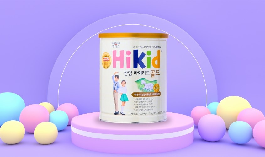 Sữa bột Hikid 650g (1 - 9 tuổi)
