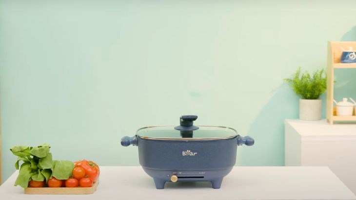 Thiết kế đặc biệt của nồi lẩu Bear 6 lít