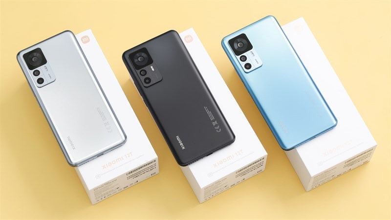 Xiaomi 12T 256GB c&oacute; đến 3 m&agrave;u cho bạn tha hồ lựa chọn theo sở th&iacute;ch