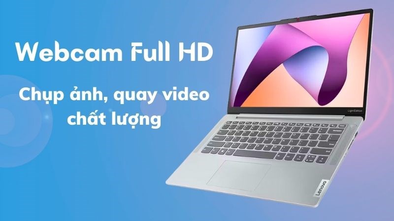 Webcam Full HD được trang bị mang đ&ecirc;́n khả năng chụp ảnh, quay video v&ocirc; cùng ti&ecirc;̣n lợi