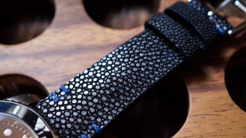 D&acirc;y đồng hồ da c&aacute; đuối rất được ưa chuộng 