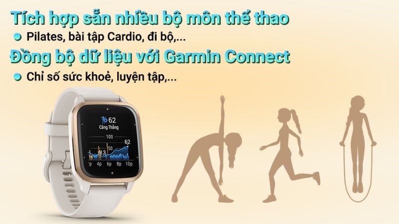 Garmin Venu SQ 2 v&agrave; SQ 2 Music - bổ sung c&aacute;c chế độ thể thao