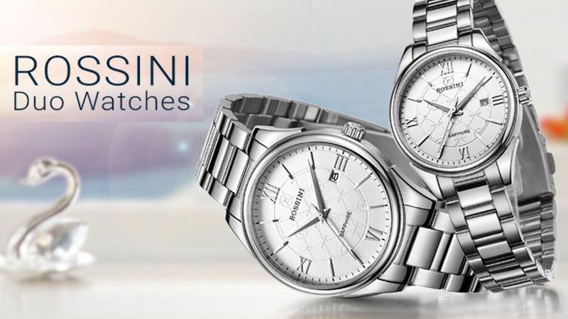  Đồng hồ Rossini được thiết kế theo phong c&aacute;ch sang trọng