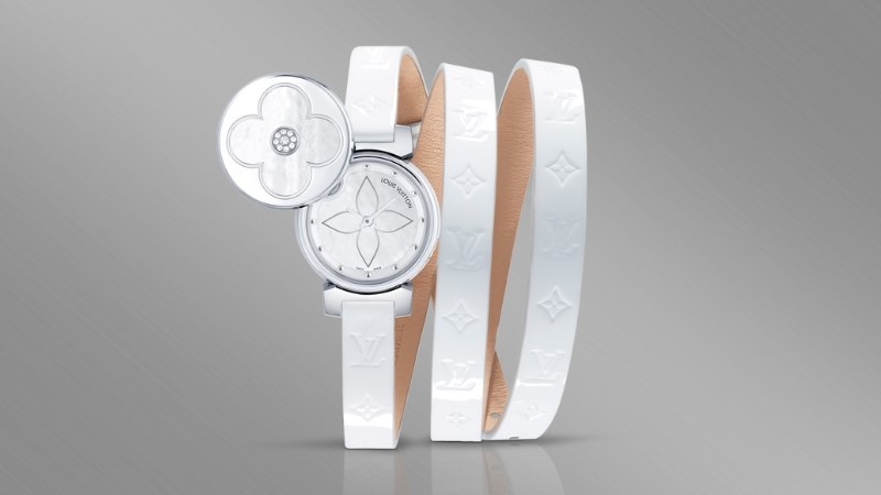 D&acirc;y đồng hồ Louis Vuitton ch&iacute;nh h&atilde;ng được l&agrave;m từ da thật hoặc kim loại chất lượng 