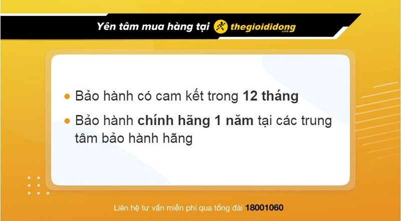 Ch&iacute;nh s&aacute;ch bảo h&agrave;nh khi mua đồng hồ tại Thế Giới Di Động