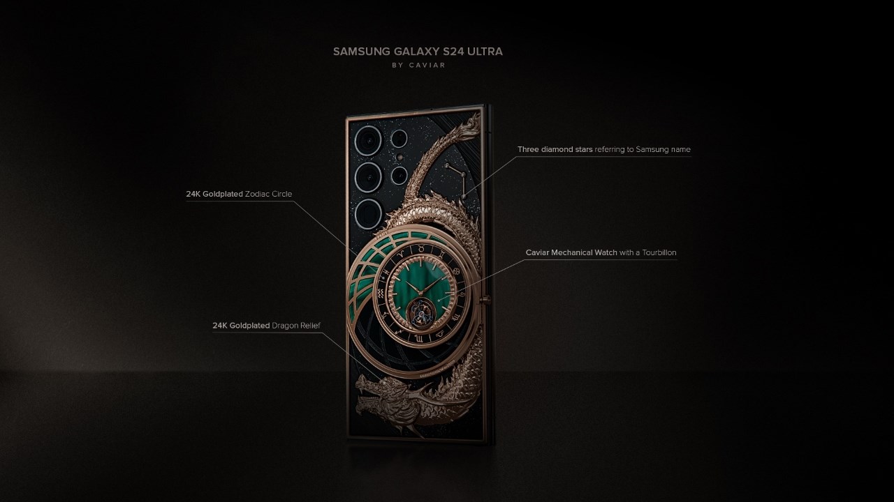 Chiếc smartphone còn có ba ngôi sao kim cương, như một sự tri ân đến cái tên Samsung