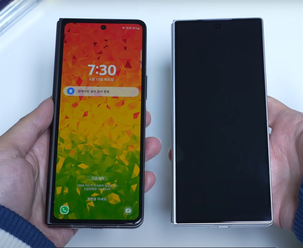 Nếp gấp giữa màn hình trên Galaxy Z Fold6 đã biến mất hoàn toàn