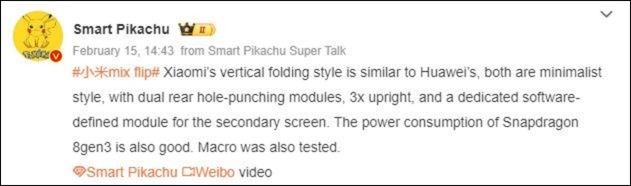 Leaker đăng tải thông tin rò rỉ của Xiaomi MIX Flip Leaker đăng tải thông tin rò rỉ của Xiaomi MIX Flip