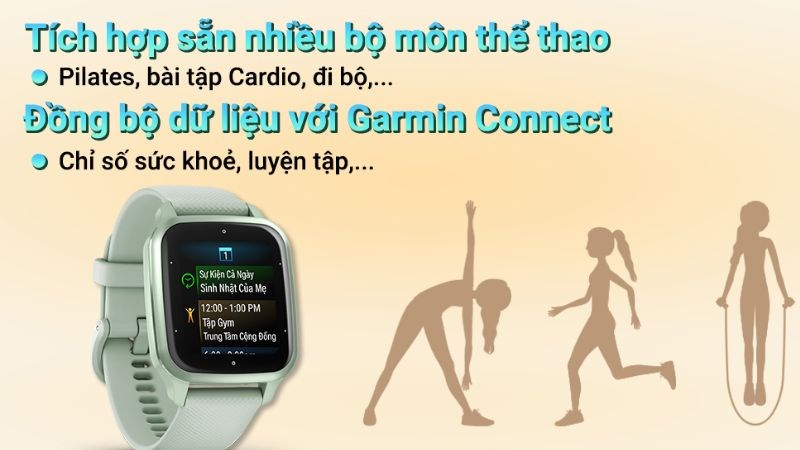 Garmin Venu SQ 2 với nhiều tính năng nổi bật