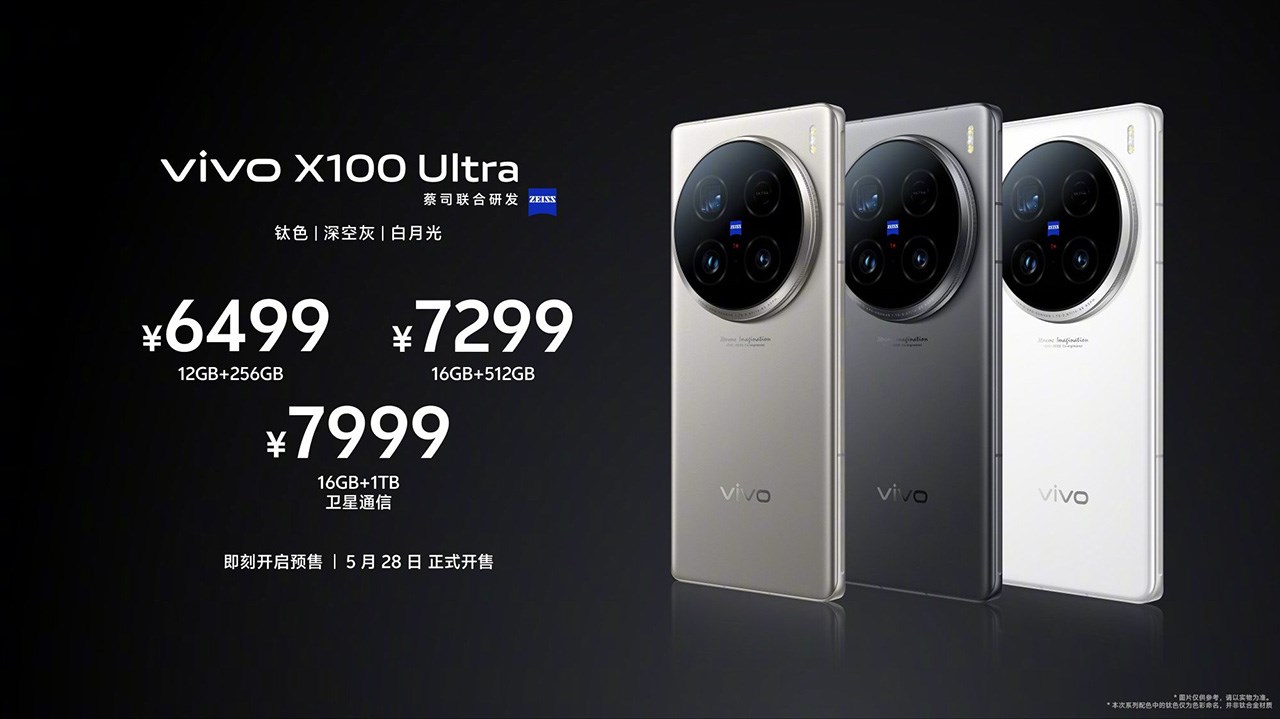Giá bán chính thức của Vivo X100 Ultra