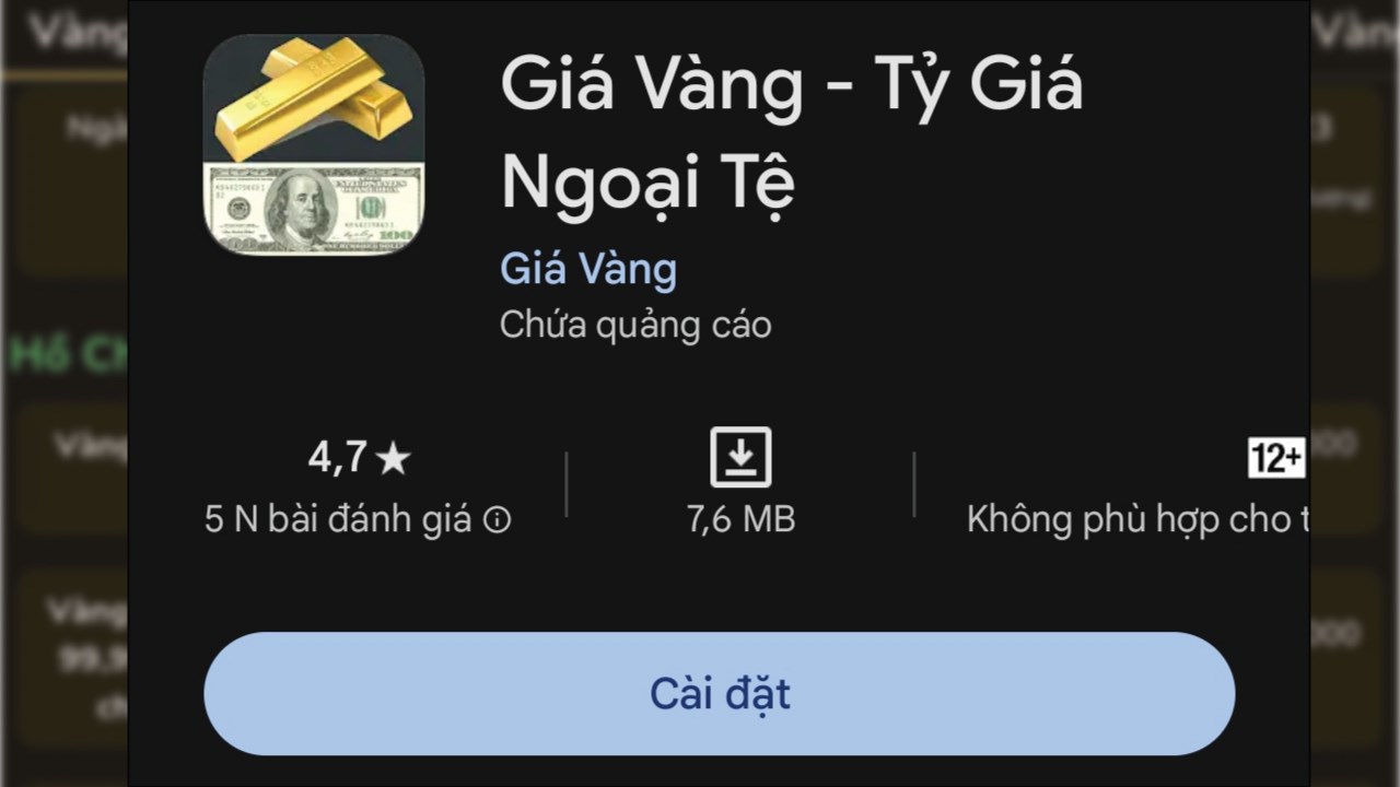 4 ứng dụng theo dõi giá vàng Việt Nam nhanh chóng