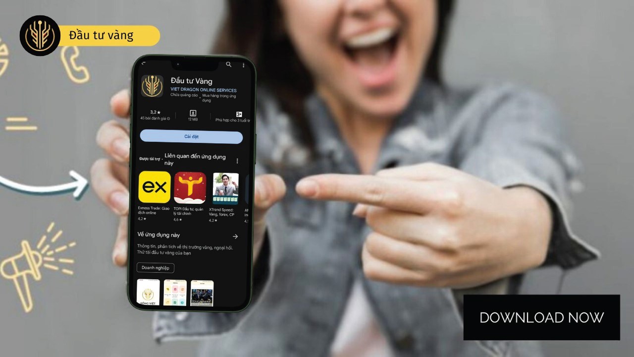 4 ứng dụng theo dõi giá vàng Việt Nam nhanh chóng