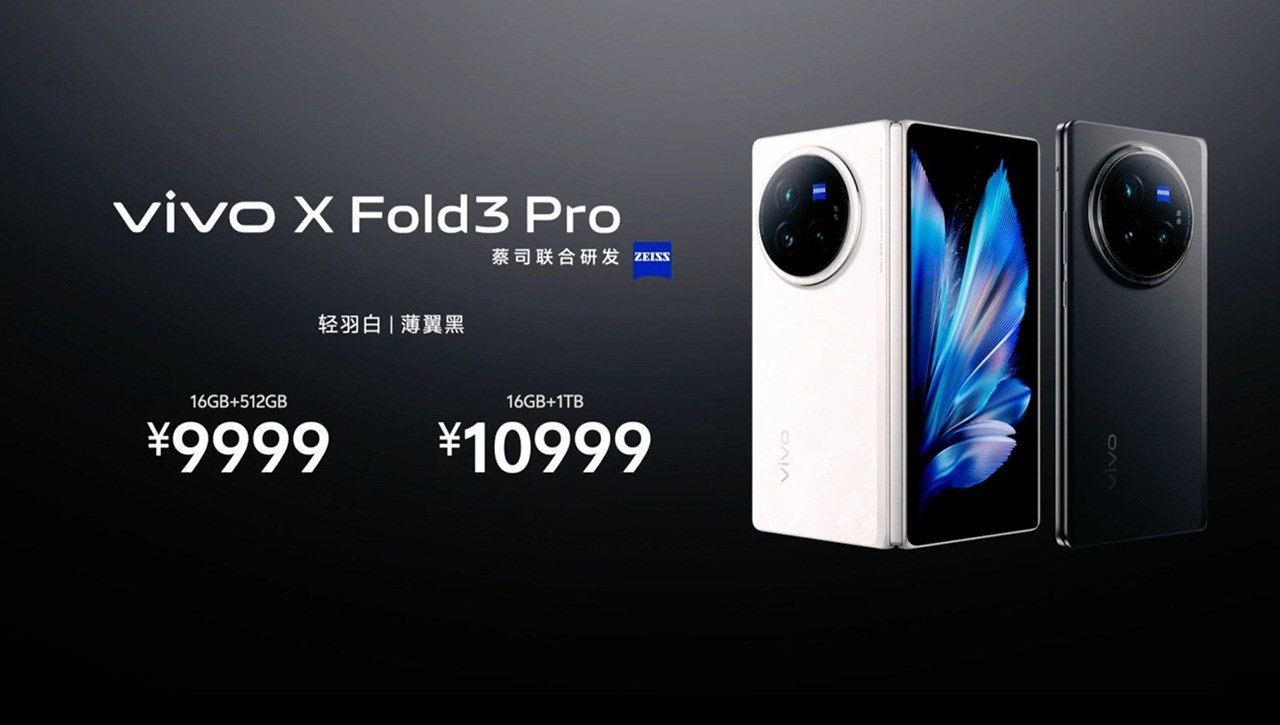 Mức giá chính thức của Vivo X Fold3 Pro
