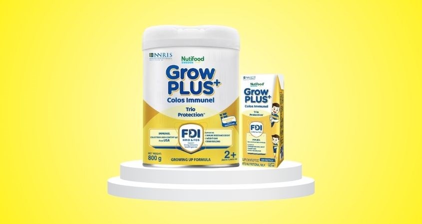Nutifood Sweden GrowPLUS+ sữa non Immunel