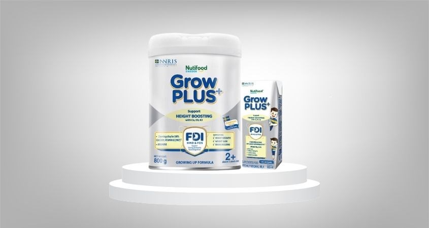 Nutifood Sweden GrowPLUS+ cao lớn vượt trội