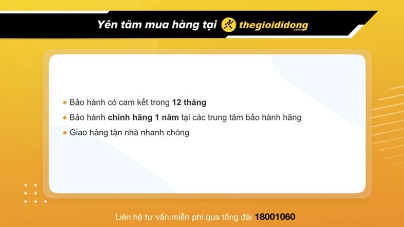 Chính sách bảo hành hấp dẫn