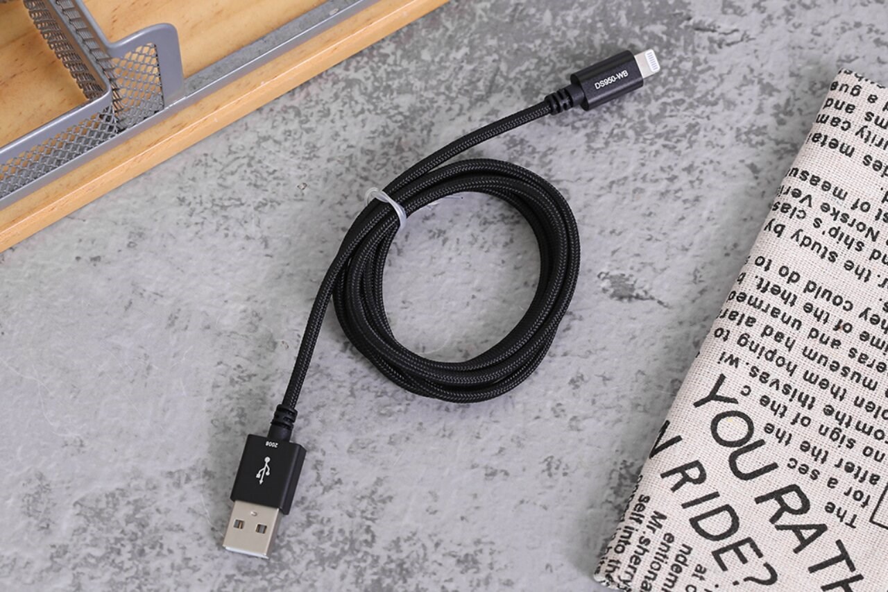 Cáp Lightning MFI 1m Mbest DS950-WB