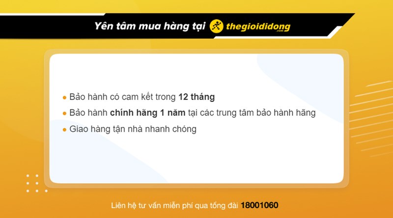 Chính sách bảo hành tại Thế giới di động Chính sách bảo hành tại Thế giới di động