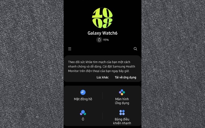 Giao diện điện thoại khi ghép nối thành công Giao diện điện thoại khi ghép nối thành công