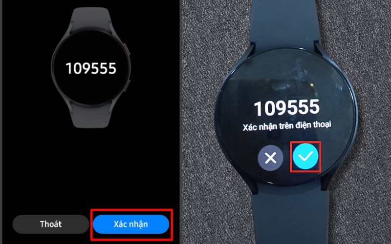 Kiểm tra dãy số trên Galaxy Watch 6 và điện thoại Kiểm tra dãy số trên Galaxy Watch 6 và điện thoại