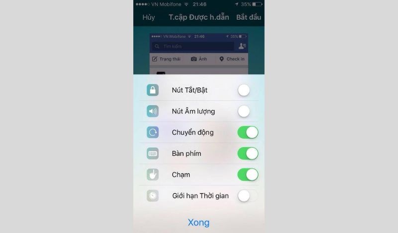 Vào mục tùy chọn đ&ecirc;̉ khóa các phím chức năng