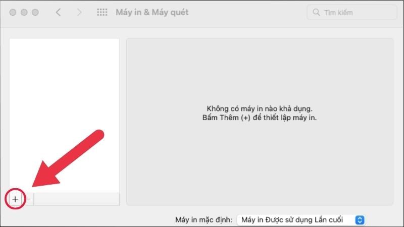 Bấm v&agrave;o dấu cộng (+)