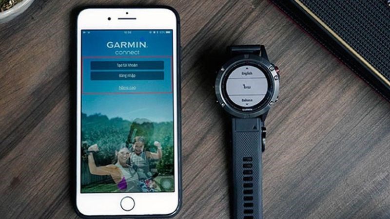 Tải b&agrave;i tập h&igrave;nh động th&ocirc;ng qua app Garmin Connect tr&ecirc;n thiết bị di động
