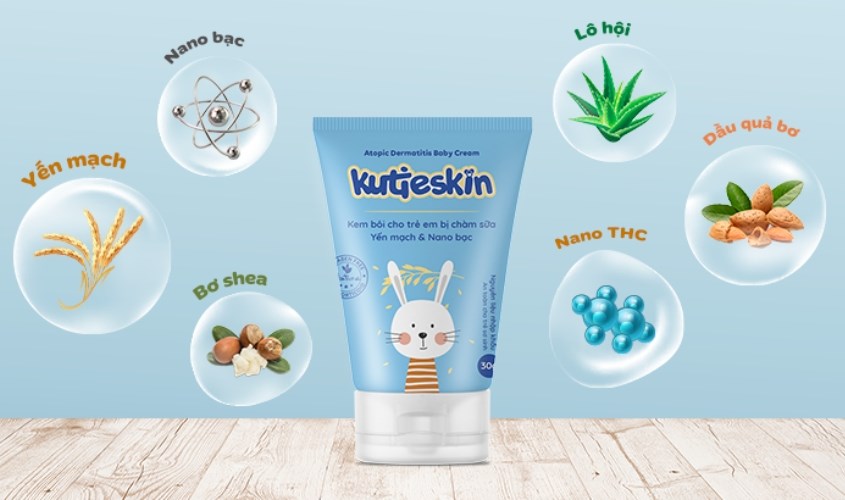 Kem trị chàm sữa cho bé Kutieskin 30g