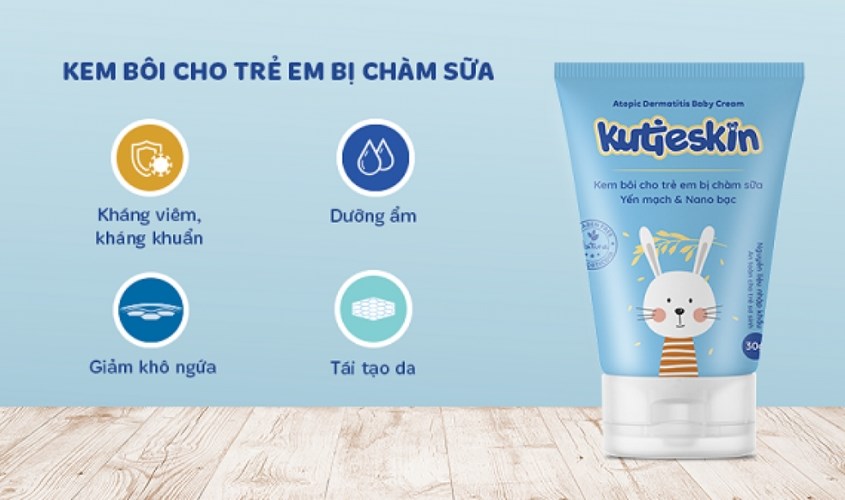 Kem Kutieskin trị tràm sữa chứa nhiều dưỡng chất tốt, mang lại công dụng tuyệt vời