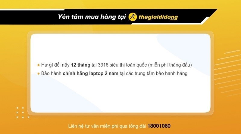  Ch&iacute;nh s&aacute;ch bảo h&agrave;nh laptop tại Thế Giới Di Động