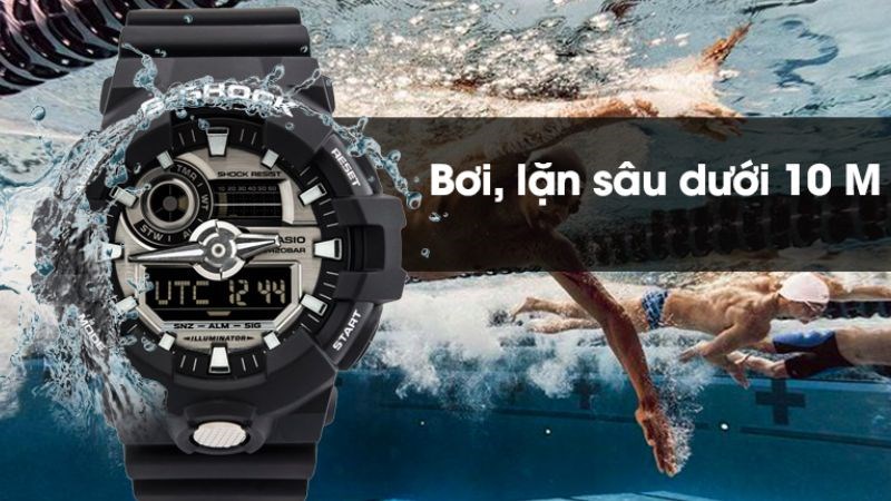 Đồng hồ c&oacute; khả năng chống nước cao gi&uacute;p bảo vệ bộ m&aacute;y b&ecirc;n trong