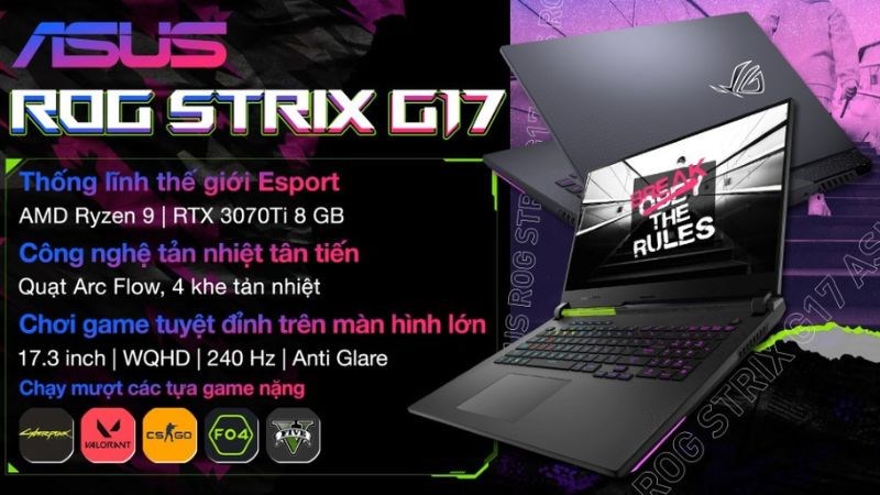 M&ocirc;̣t m&acirc;̃u laptop Gaming đ&acirc;̀y mạnh mẽ đ&ecirc;́n từ nhà Asus