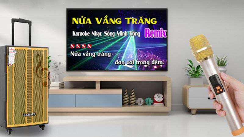 Nhiều tiện ích kèm theo được tích hợp trong loa kéo Jammy