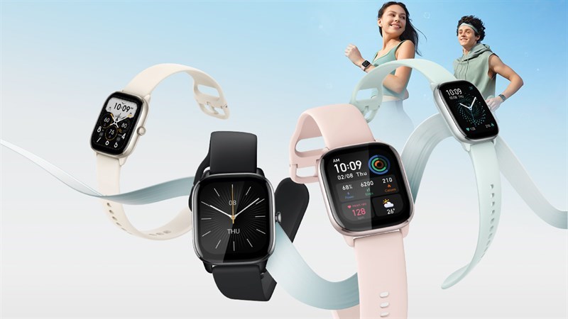 Amazfit GTS 4 Mini sở hữu vẻ ngo&agrave;i rất đẹp v&agrave; gọn nhẹ.