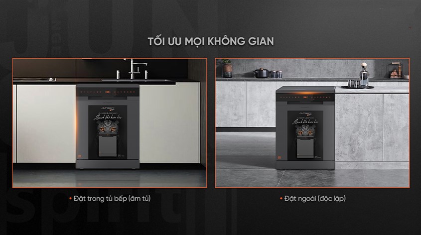 Máy rửa bát Junger Leopard nâng tầm cho gian bếp của bạn