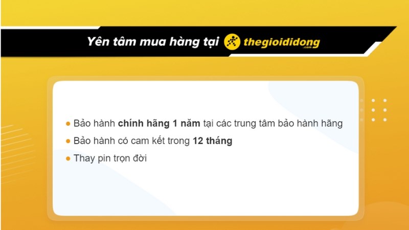 Ch&iacute;nh s&aacute;ch bảo h&agrave;nh tại Thế Giới Di Động