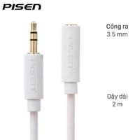 C&aacute;p nối d&agrave;i 3.5mm 2 m Pisen YP04