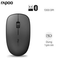 Chuột Kh&ocirc;ng d&acirc;y Bluetooth Rapoo T200 Đen x&aacute;m
