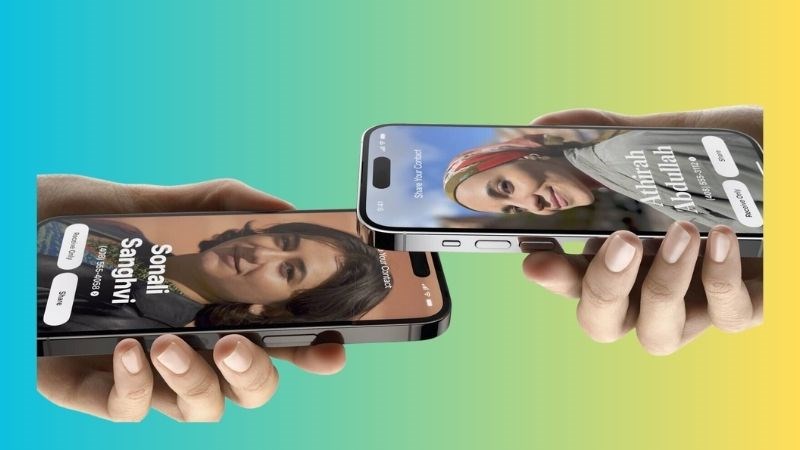 NameDrop l&agrave; t&iacute;nh năng gi&uacute;p đơn giản h&oacute;a qu&aacute; tr&igrave;nh chia sẻ danh bạ, địa chỉ email